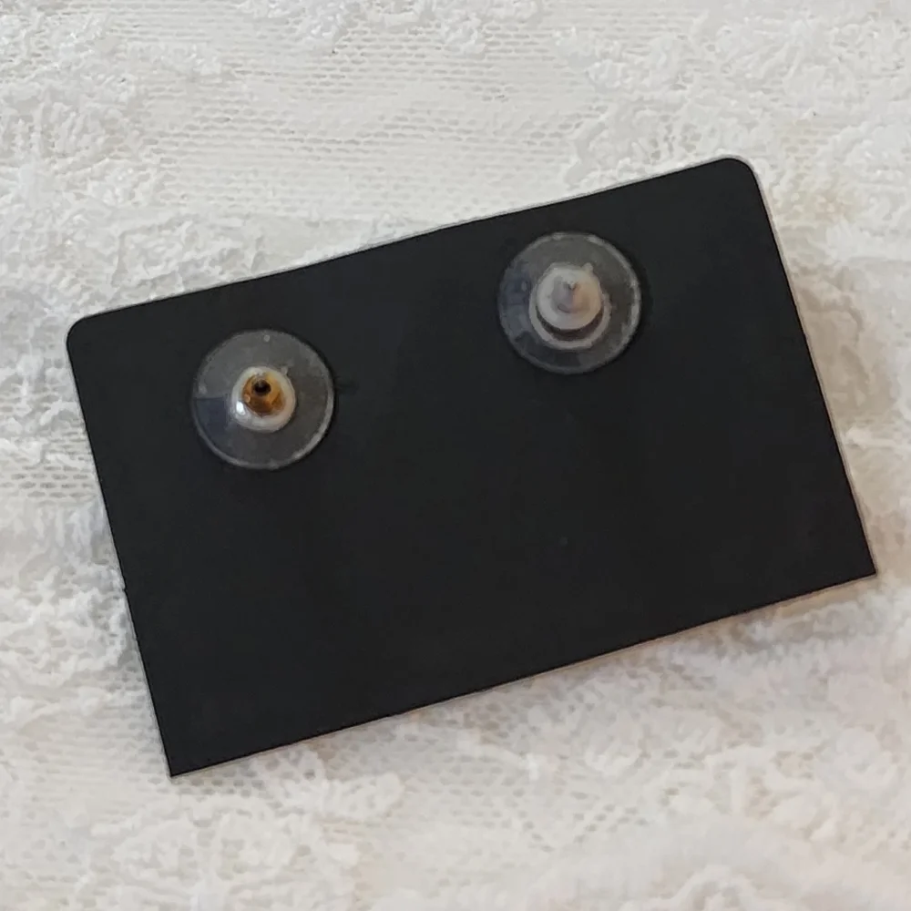 Vintage Faux Pearl Pierced Earrings